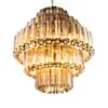 Kristallkrona Ø65cm Verona Cognac