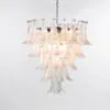 Kristallkrona Ø66xH75cm Klar/Krom - Livorno