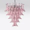 Kristallkrona Ø66xH75cm Rosa/Krom - Livorno