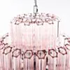Kristallkrona Ø65cm Verona Rosa