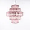 Kristallkrona Ø65cm Verona Rosa