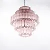 Kristallkrona Ø65cm Verona Rosa