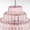 Kristallkrona Ø65cm Verona Rosa