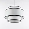 Taklampa Vit/Svart Ø50cm - Tokyo