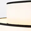 Taklampa Vit/Svart Ø50cm - Tokyo