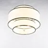 Taklampa Vit/Svart Ø50cm - Tokyo
