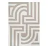 Mönstrad Matta Vit/Beige 160x230cm - Tiffany