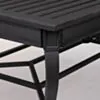 Matgrupp Utomhus 6 stolar Svart Aluminium - Napoli 213cm