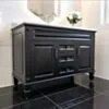 Kommod Badrum 120cm Nashville Svart - Blå Marmor