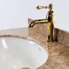 Dubbelhandfat Kommod 160cm Nashville Svart - Beige Marmor