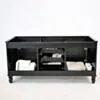 Dubbelhandfat Kommod 160cm Nashville Svart - Svart Granit
