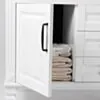 Kommod Badrum 120cm Nashville Vit - Beige Marmor