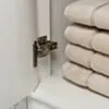 Kommod Badrum 120cm Ottawa Vit - Beige Marmor