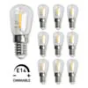 Päronlampa E14 LED Dimbar 2W - 10pack