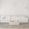 Soffa 3-sits 288cm Vit Boucle Armstöd Vänster - Paris