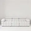 Soffa 3-sits 285cm Vit Boucle  - Paris