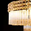 Plafond Kristall Marbella Guld Ø 60cm