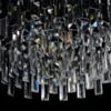 Kristall Lampa Ø55cm Monaco Svart