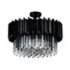 Kristall Lampa Ø55cm Monaco Svart