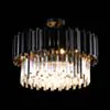 Kristall Lampa Ø55cm Monaco Svart