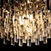 Kristall Lampa Ø55cm Monaco Svart
