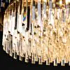 Kristall Lampa Ø75cm Monaco Svart