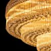 Stor Plafond Kristall Ø150cm Marbella Guld