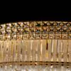 Stor Plafond Kristall Ø150cm Marbella Guld