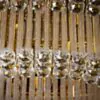 Stor Plafond Kristall Ø150cm Marbella Guld