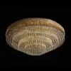 Stor Plafond Kristall Ø150cm Marbella Guld