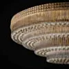 Stor Plafond Kristall Ø150cm Marbella Guld