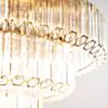 Kristallplafond 80cm Klar/Krom - Verona