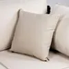 Utomhuskudde Amalfi Silvervit