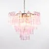 Kristallkrona Ø75cm Rosa/Mässing - Cagliari