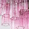 Kristallkrona Ø58xH50cm Rosa/Mässing  - Cagliari