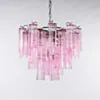 Kristallkrona Ø58xH50cm Rosa/Mässing  - Cagliari