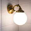 Vägglampa Mässing - Rosendal