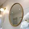 Rund Guldspegel 60x80 Antik Stil - Antoinette