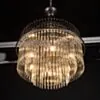 Taklampa Kristall Ø60cm Milan Svart