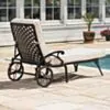 2-Pack Solsängar & Sidobord - Salerno