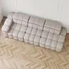 Soffa 3-sits 288cm Sand Armstöd Vänster - Paris