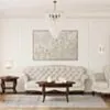 Soffa 3-sits 206cm Sand - Chesterfield
