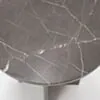 Sidobord Ø50cm Grå Marmor - Matisse