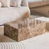 Marmor Soffbord Beige Plint - Jupiter