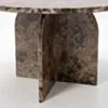 Soffbord Ø80cm Brun Marmor - Matisse