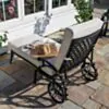 2-Pack Solsängar & Sidobord - Salerno