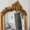 Fransk Antik Helkroppsspegel 92x200cm Guld Henry