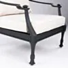 Loungefåtölj Svart 2-pack Aluminium St Tropez