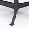 Loungefåtölj Svart 2-pack Aluminium St Tropez