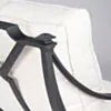 Loungefåtölj Svart 2-pack Aluminium St Tropez